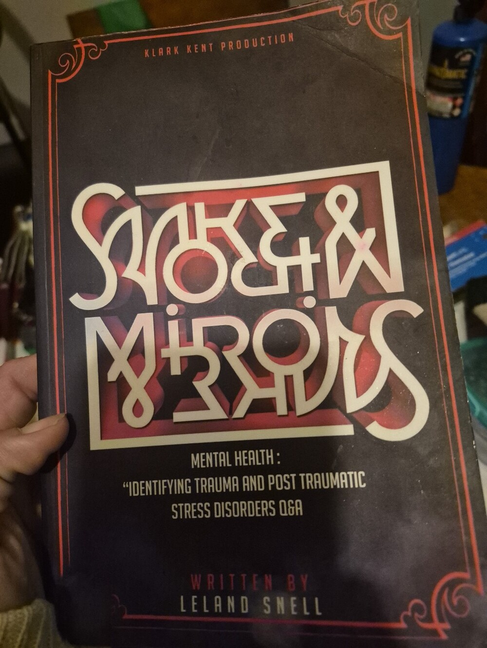 Snake & Mirrors Paperback - Black/Red Cover